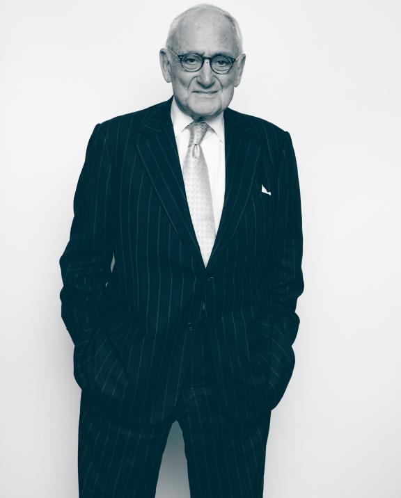 Robert A.M. Stern, Founder of Robert A.M. Stern Architects in black and white