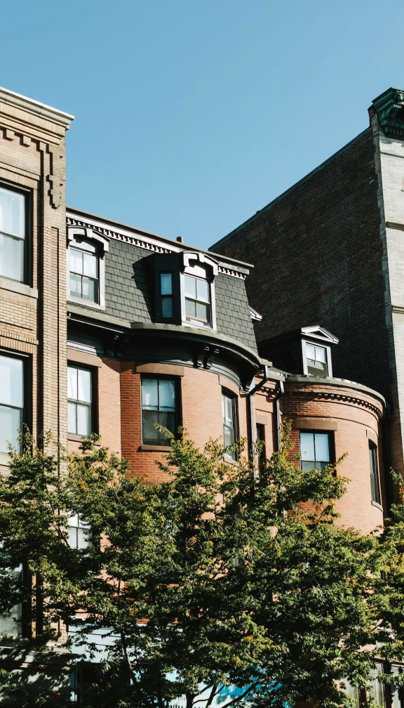 view of tops of buildings